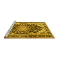 thumbnail image 2 of Ahgly Company Machine Washable Indoor Rectangle Persian Yellow Traditional Area Rugs, 5' x 8', 2 of 4