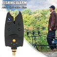 thumbnail image 1 of Alarma de mordedura de pez LED Campana de sonido Luz de alerta de punta de caña de pescar de carpa (Negro) Ndcxsfigh Para Estrenar, 1 of 5