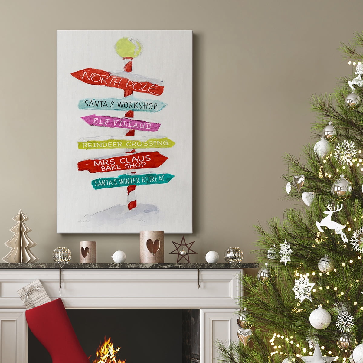 Christmas Directions- Gallery Wrapped Canvas