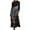 Gray, variant on Ichuanyi Woman Dress Women Autumn And Winter Casual Slim Long-Sleeved Long Bohemian Printed Dress, Fall Dresses For Women