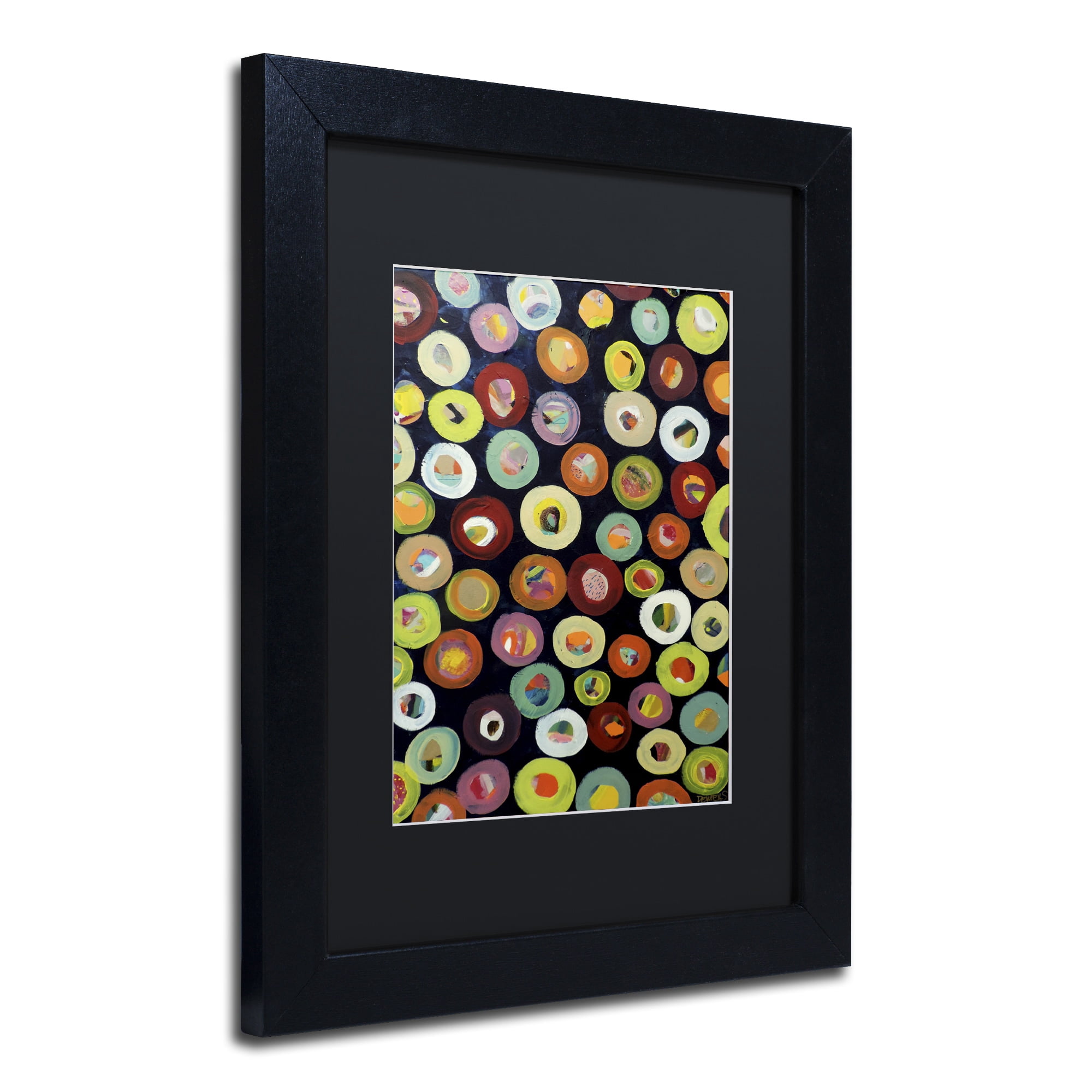 Trademark Fine Art "Archipel" Canvas Art by Sylvie Demers, Black Matte, Black Frame