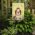 thumbnail image 2 of Caroline's Treasures BB6087GF Easter Eggs Shih Tzu Red White Flag Garden Size , Small, multicolor, 2 of 3