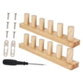 thumbnail image 2 of yuksok 2 Pieces Knitting Loom for DIY Blankets Portable Home Decor Handcrafted Wood, 2 of 9
