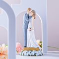 thumbnail image 4 of Adorno para Tarta de Boda YONGSHENG Figuras de Novia y Novio Estatua Divertida de Pareja de Bodas Tamaño 8.3x4.3x4.3 pulgadas, 4 of 5