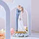 thumbnail image 4 of Adorno para Tarta de Boda YONGSHENG Figuras de Novia y Novio Estatua Divertida de Pareja de Bodas Tamaño 8.3x4.3x4.3 pulgadas, 4 of 5