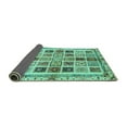 thumbnail image 2 of Ahgly Company Indoor Rectangle Abstract Turquoise Blue Modern Area Rugs, 8' x 10', 2 of 4