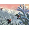 thumbnail image 2 of Wang, John 18x14 Gold Ornate Wood Framed with Double Matting Museum Art Print Titled - Winter Melody, 2 of 4