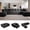 Black, variant on BEHOST 130" 6-Piece Modular Sectional Sofa with 2 Movable Ottomans, U-Shaped Cloud Couch for Living Room, Modern Chenille Deep Seat Sofa Set, Flexible Oversized Sleeper Couches, Modern Gray