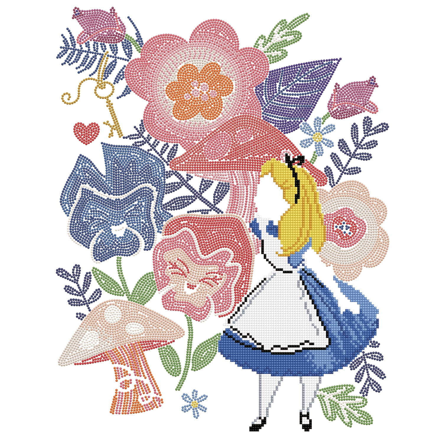 Diamond Painting Kit Intermed Alice