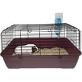 thumbnail image 4 of Penn-Plax S.A.M. Small Animal Cage with Wire Body Burgundy, 4 of 5