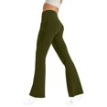 thumbnail image 2 of Endives Flare Legging For Women High Waisted Active Workout Soft Bell Bottom Pants Yoga Leggings Pants Fitness Sport Wear, 2 of 8