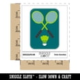 thumbnail image 2 of Badminton Rackets and Shuttlecock Birdy Car Window Bumper Water Bottle Phone Tablet Laptop Waterproof Vinyl Decal Sticker Set 5-Pack - Gloss Finish - 3.0", 2 of 7