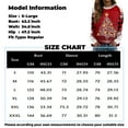 thumbnail image 2 of XHJUN Christmas Womens Sweatshirts No Hood Cute Xmas Tree Letter Pattern Pullover Tops Long Sleeve Lightweight Sweatshirts Tops Crew Neck Comfy Outfits Clothes Wine XL, 2 of 5