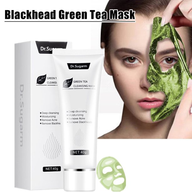 Green Tea Blackhead Removal Mask Skin Care Remove Acne Pore Deep