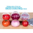 thumbnail image 7 of Dihmpor Onion & Tomato Storage Containers - Freshness Saver Keepers with Transparent lid Organizer for Fridge, Onion Holder Storage Onions Keeper for Refrigerator, Fruit Storages Box, 7 of 7