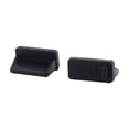 thumbnail image 2 of Computer Laptop Notebook Rubber USB 2.0 Type A Female Port Dust Dustproof Cover Cap Protector Black 15pcs, 2 of 2
