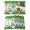 Green, variant on St. Patrick's Day Placemats Set of 6, Irish Flag Green Lucky Shamrock Placemats for Dining Table, Place Mats for Kitchen Tabletop, Waterproof Wipeable Dining Table Mats Set
