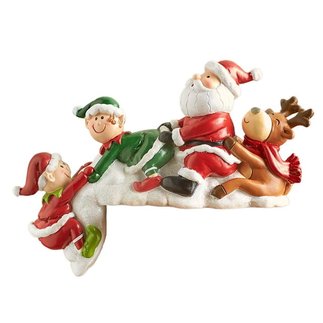 Christmas Gnome Sculpture Table Decoration,Helping Hand Holiday Shelf Sitters
