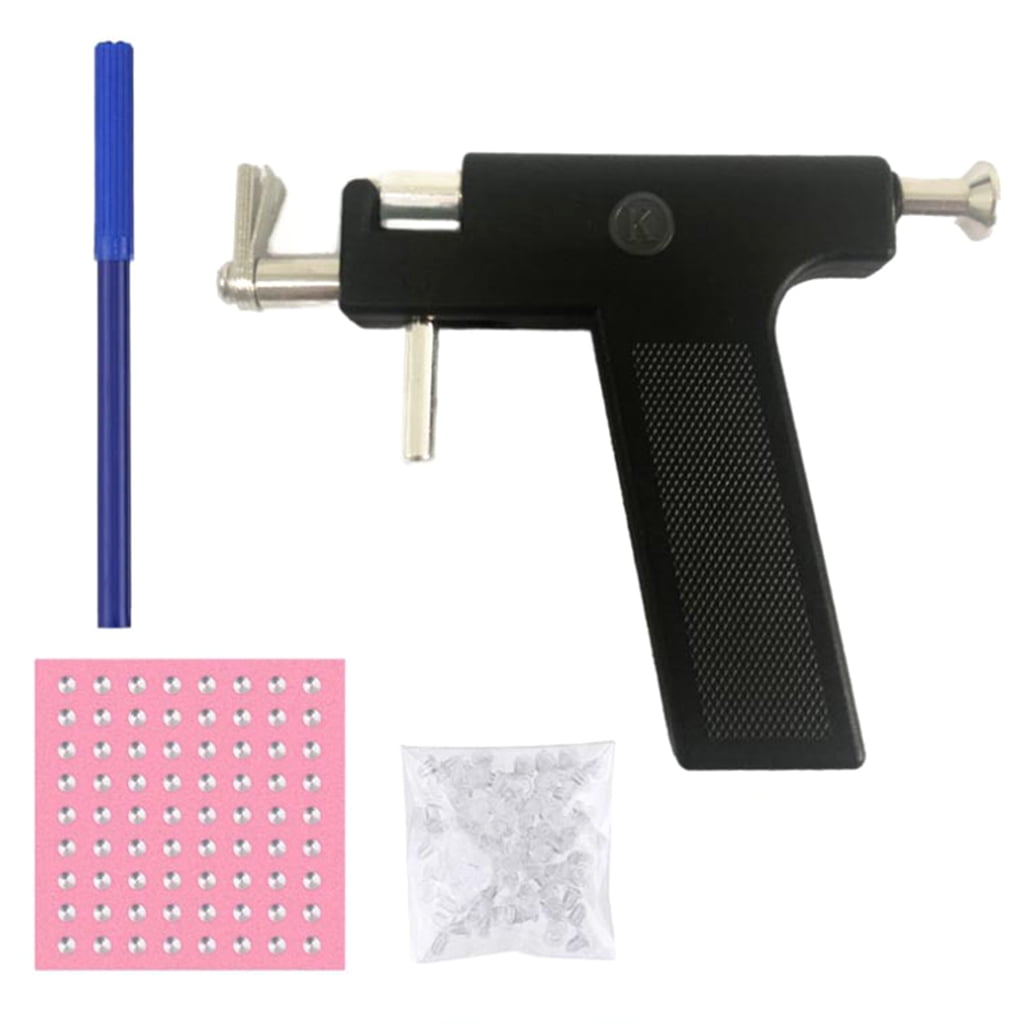 Self Ear Piercing Gun Sterile Cartilage Tragus Helix Piercing Unit No