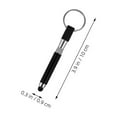thumbnail image 6 of OUNONA 6-Pack Universal Stylus Pens with Keyring for Touchscreen Devices, Black, High Sensitivity and Precision, 6 of 8