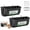Black, variant on Chicken Feeder Waterer Set, Hanging Fence Feed Trough for Livestock Poultry, Waterer Bucket for Hens Gooses Goat Sheep Deer Duck ( 2 * 2.7 Quart )
