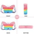 thumbnail image 2 of Bolso de hombro HUOGUO Butterfly Pop Purse para niñas, 2 of 5