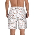 thumbnail image 3 of Kdxio Cat Bear Rabbit Pattern Mens Casual Shorts - Drawstring Summer Beach Sports Shorts for Men, 3 of 9