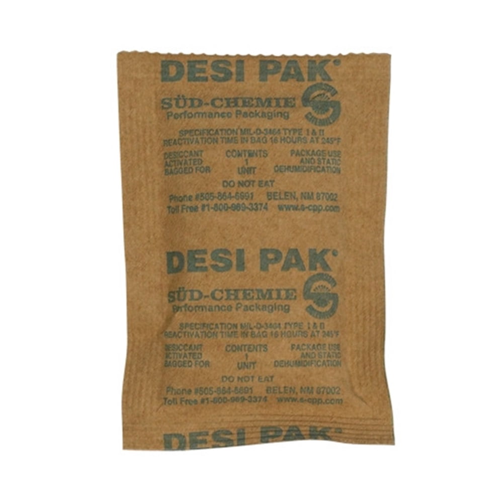 Partners Brand Kraft Clay Desiccants - 5 Gallon Pail 3" x 4" x 1/4", Case of 300