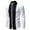 White, variant on Elvqul Shirts for Men Collared Long Sleeve Formal Solid Zip up Black Mens Shirts