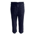thumbnail image 4 of WILLBEST Pantalones Mujer Pantalones Vaqueros Elásticos de Tiro Bajo para Mujer, Con Cordón Ajustable, Cómodos E Informales, para Uso Diario, Deportes, Camping, Viajes, Corte Holgado. Extra Grande, 4 of 4