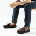 thumbnail image 3 of RockDove Men's Samuel Sherpa Lined Moccasin Slipper, 3 of 8