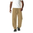 thumbnail image 1 of JMYHOAM Cargo Pants for Men Solid Color Drawstring Elastic Waistband Multi Pocket Workwear Pants,S-XXL, 1 of 7