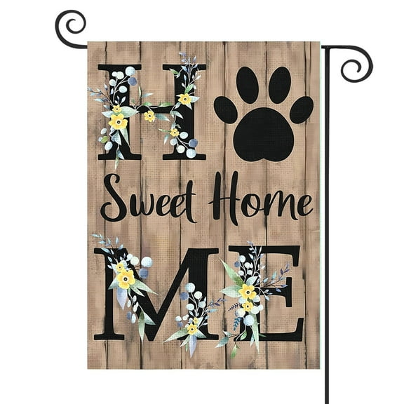 DMERBYL Spring Summer Garden Flag 12 x 18 Inch Lawn Flag Double Sided Printed with Pattern Outdoor Yard Welcome Flag Farmhouse Seasonal Outdoor Decoration(ONLY FLAG)