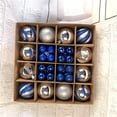 thumbnail image 2 of SuoKom Christmas Balls, 44Pcs Blue & Silver Christmas Balls Hanging Ornaments Shatterproof Delicate Baubles Set, for Home Holiday Party Xmas Tree Decor Gifts(1.2"/2.4" Combo), 2 of 7