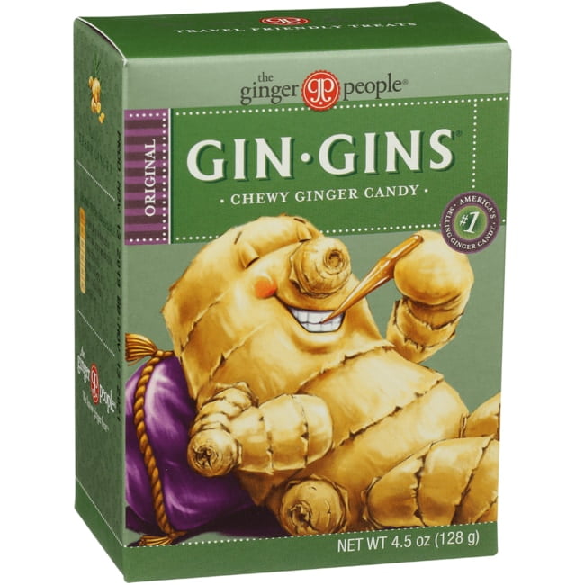 Gin Gins, Original Chewy Ginger Candy, 4.5 Oz