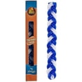 thumbnail image 5 of Ner Mitzvah, 11" Handcrafted Braided Havdalah Candle - Blue and White - 1 Pack, 5 of 5