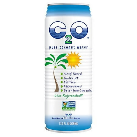 C2O Pure Coconut Water, 17.5 Fl Oz, 12 Ct
