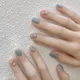 thumbnail image 3 of Heallor-esmalte de uñas en Gel, pegatinas de varios estilos, puntas brillantes, diamante, desmontable, 24 piezas, 3 of 5