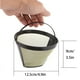 thumbnail image 4 of Cestas De Filtro De Café Reutilizables, Herramienta De Filtro De Café Hecha A Mano De Estilo Cónico Permanente De Acero Inoxidable, Utensilios De Cocina Yuarrent HA019064-00, 4 of 6