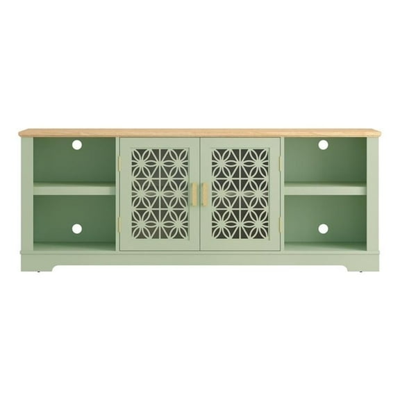 LIVILAND 70 in. TV Stand Media Console for TV up to 75 in. - Green
