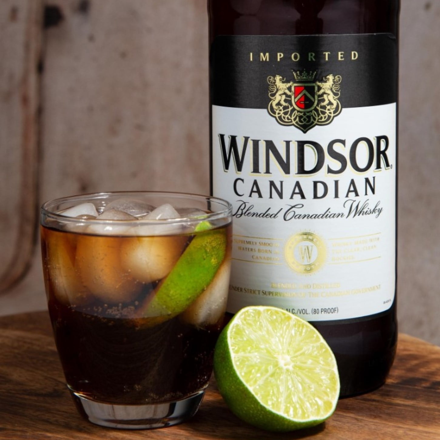Windsor Blended Canadian Whiskey, Aged 3 Years, 40% ABV, 1.0l