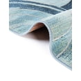 thumbnail image 4 of Unique Loom Outdoor Modern Collection Area Rug - Rippling (2' 7" x 5' 3" Runner Light Blue/Navy Blue), 4 of 10