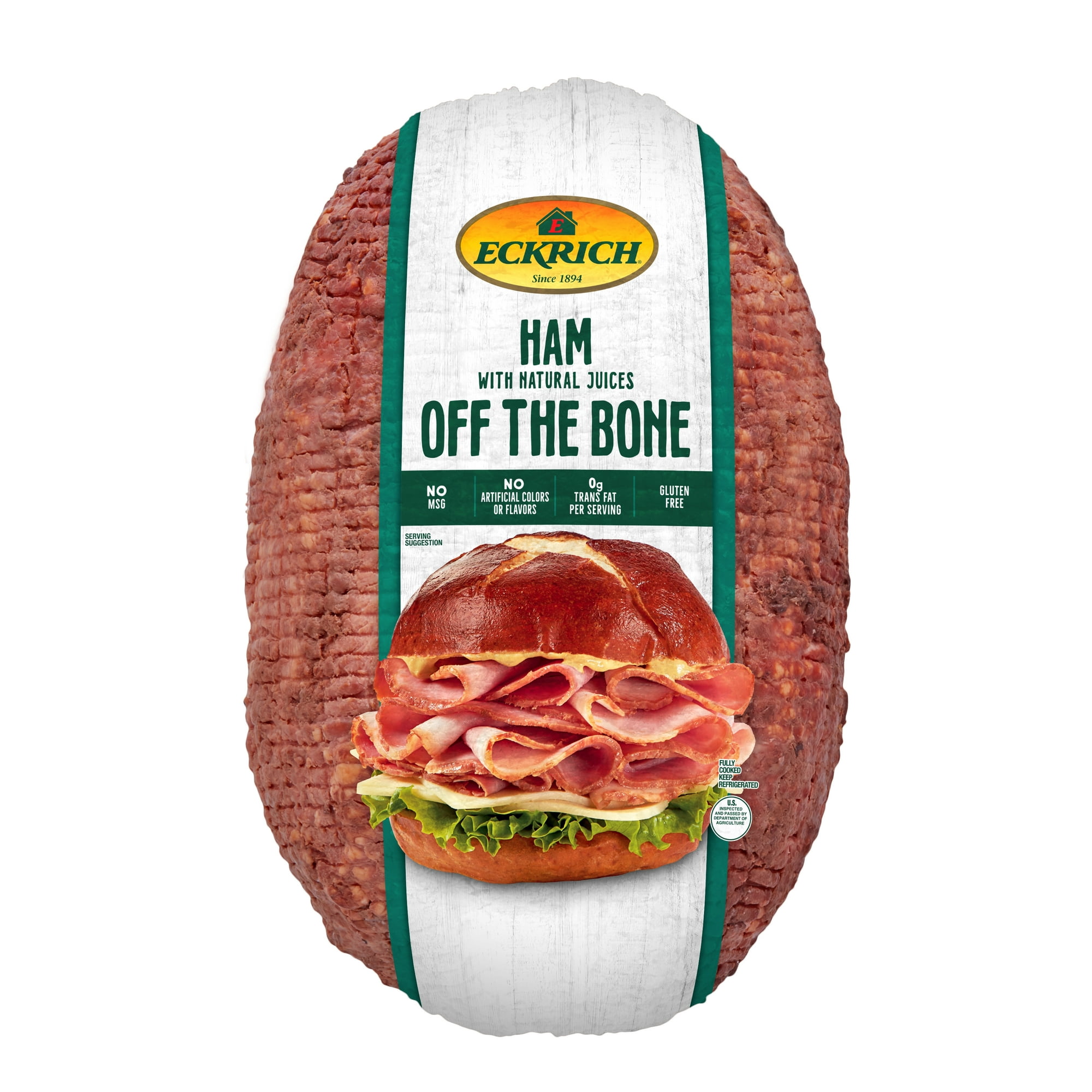 Eckrich Deli Ham Off the Bone, Deli Sliced