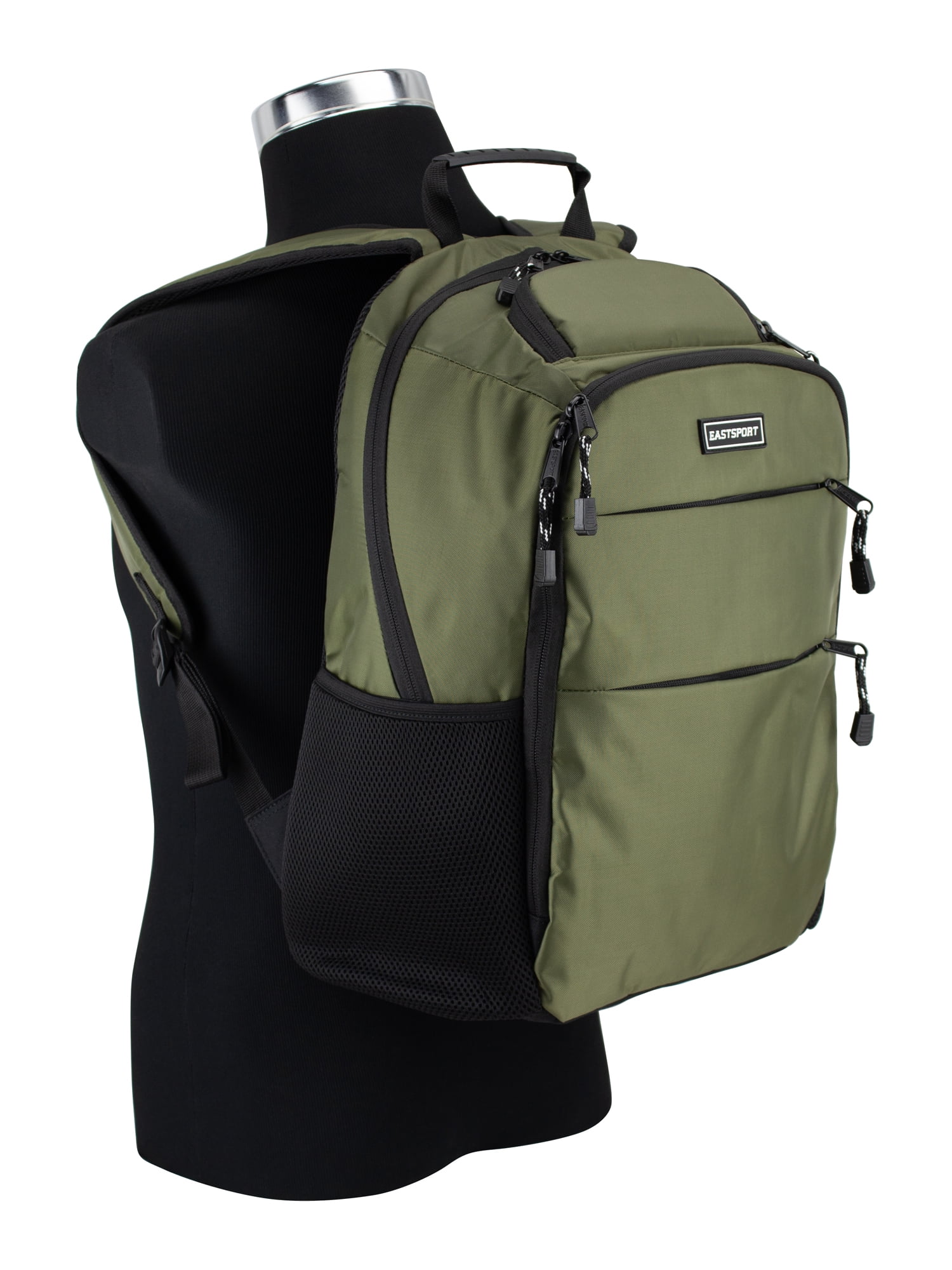 Eastsport Unisex 17" Platinum Lifestyle Dome Backpack, Army Green