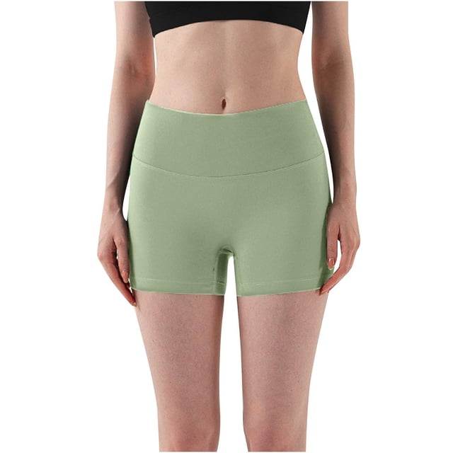 Timegard Culottes pour Femmes Taille Haute Extensible Mini-Bike Workout Shorts Respirants