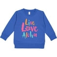 thumbnail image 2 of Inktastic Live Love Aloha Toddler Sweatshirt, 2 of 4