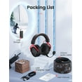 thumbnail image 2 of Seneo Air 2.4G Wireless Gaming Headset, with Dual Chamber Driver,Upto 17 Hours of Use, Noise Cancelling Mic, 3D Bass, Ultra Light Over Ear for PS4,PS5, PC, Xbox One,Switch, 2 of 8