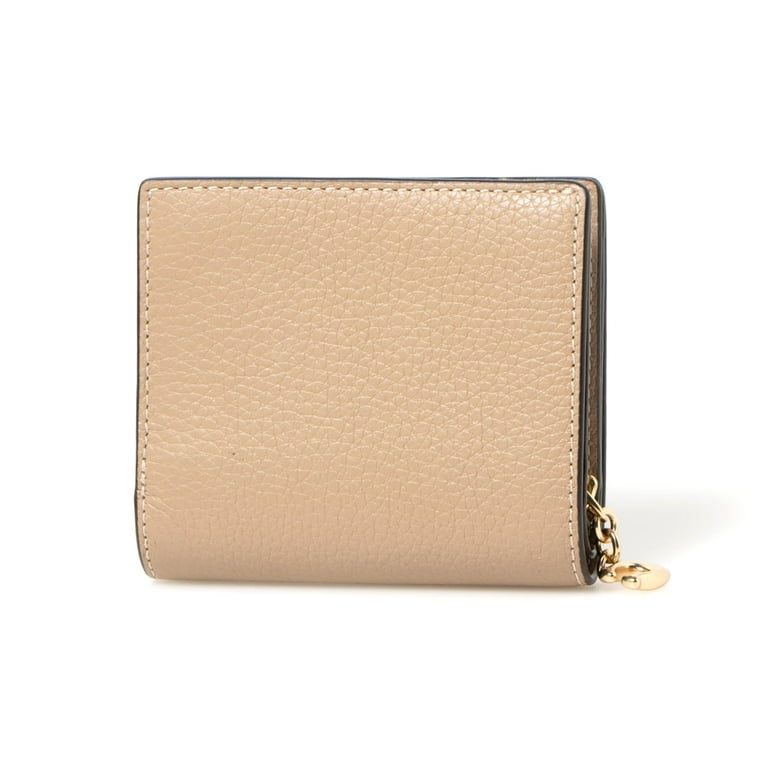 Coach Women's Small Pebbled Leather Snap Wallet (Taupe) - Walmart.com