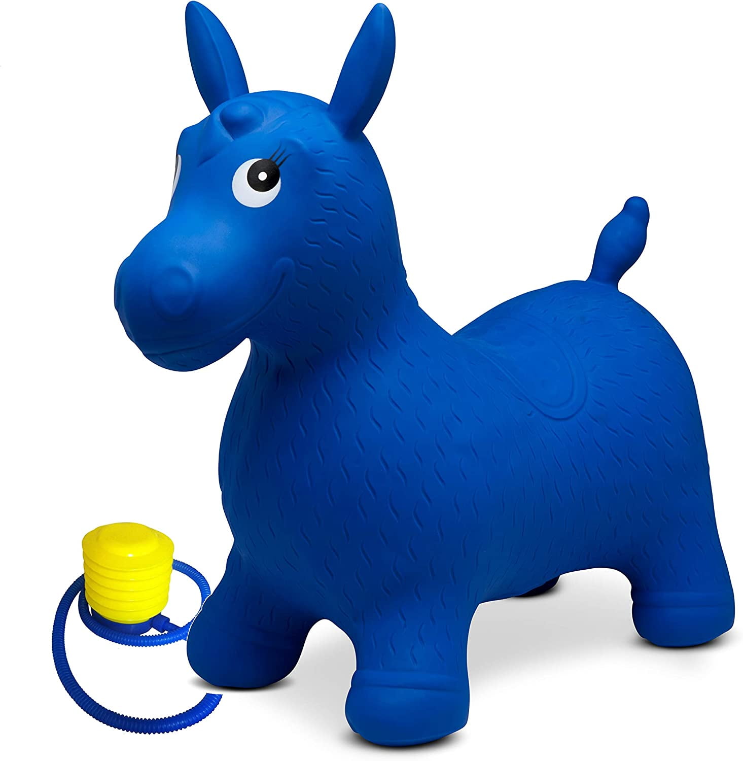 Blue store horse hopper