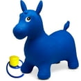 thumbnail image 2 of Bintiva Children's Horse Hopper with Free Foot Pump - Blue, 2 of 4